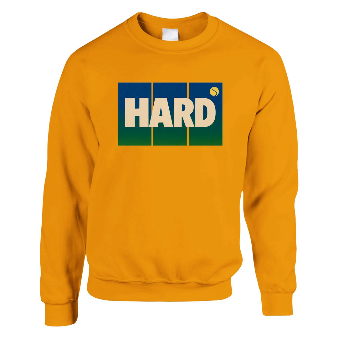 Suéter Hard Tennis, confortável e elegante, feito de uma mistura de 50% algodão e 50% poliéster, com costura resistente e mal