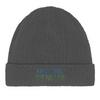 Image Grahite de Beanie New York Tennis 2  - Cotton Bio, Embroidered Design