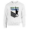 Sweater unissex New York Tennis em mistura de algodão e poliéster, confortável e estiloso, com costura dupla e corte clássico