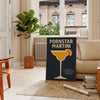 Affiche exclusive thème cocktail Pornstar Martini parfaite intérieur élégants tons noir gris formats 50x70 30x40 pièce unique cadre passionnés mixologie