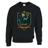 Maglione Tennis GOAT Nole, unisex, in cotone e poliestere, morbido e resistente, taglio classico e confortevole