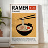 space Ramen Kitchen Poster vibrant blend black red essence culinary art food lovers enthusiasts decor sizes A4 cm A0