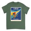 T-shirt Liège Belgium Cyclisme, ιδανικό για ποδηλάτες και καθημερινές εμφανίσεις, διαθέσιμο σε S, M, L, XL, XXL