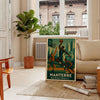 Affiche basket vintage Nanterre fusion parfaite art déco passion basketball unique une ambiance rétro espace tailles A4 cm A0