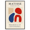 Matisse Papiers 20 un poster vibrant gris orange essence art espace reproduction grand format élégance intérieur disponible