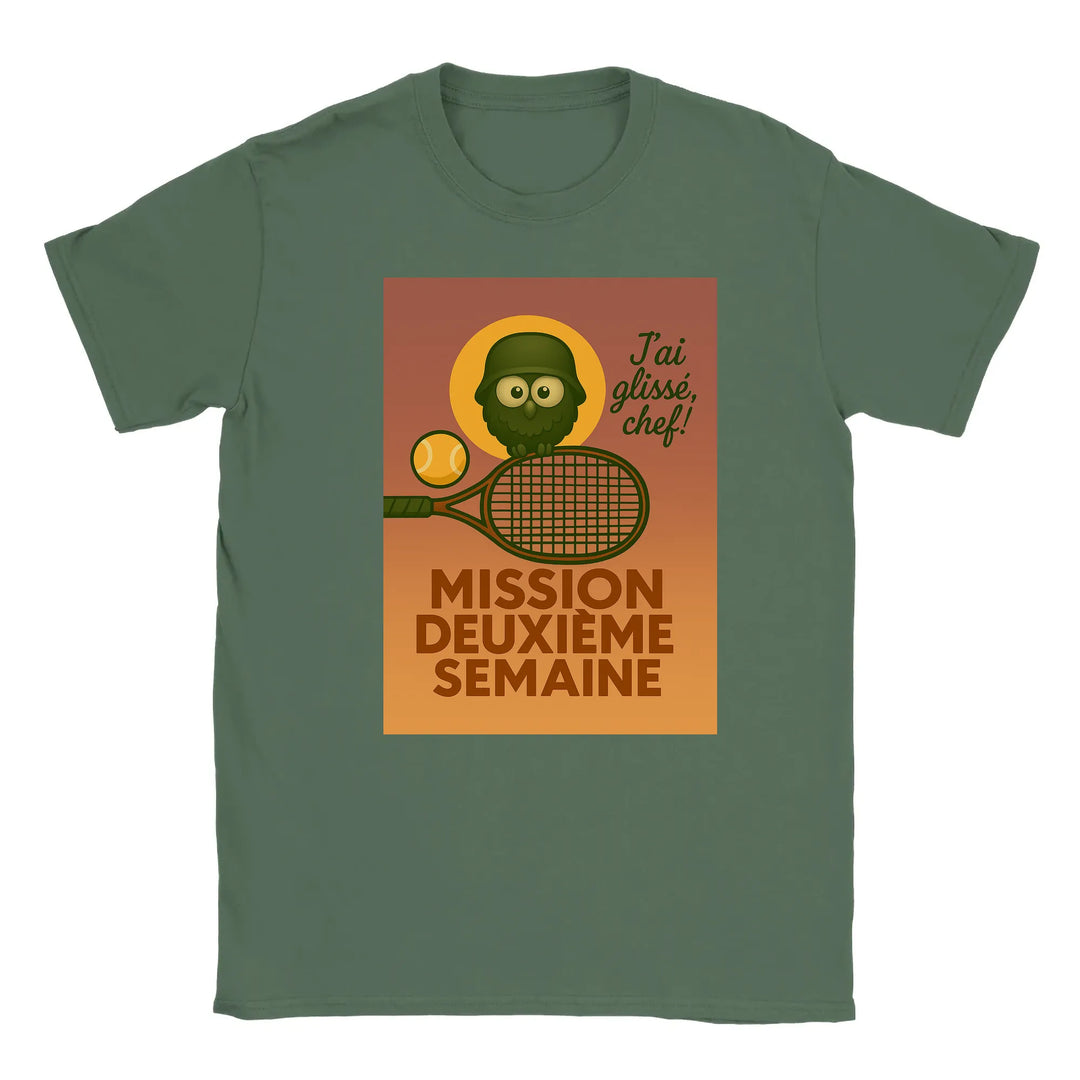 Image Military de Mission 2eme Semaine Tennis Tshirt