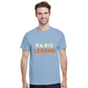 T-shirt T - shirt exclusif Tennis Paris Legend parfait passionnés style design unique esprit légendaire occasion le tailles S M L XL XXL