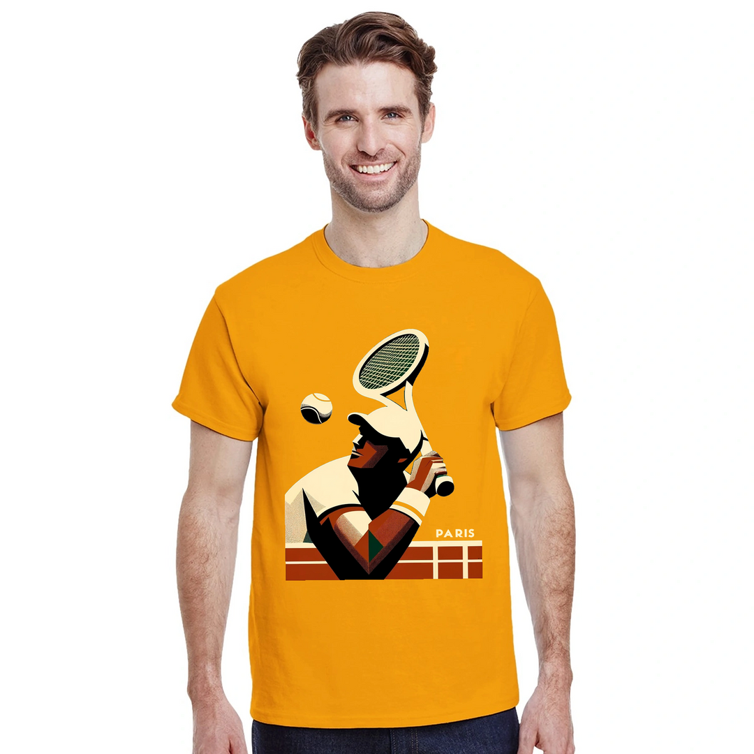 T-shirt de ténis elegante em tecido suave e respirável, ideal para treinos ou saídas casuais. Disponível nos tamanhos S, M, L