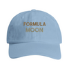 Gorra vintage bordada con motivo luna Formula 1, estilo dad bajo