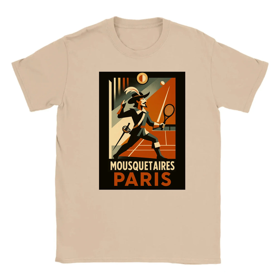 Image Natural de Mousquetaires Paris Tennis Tshirt
