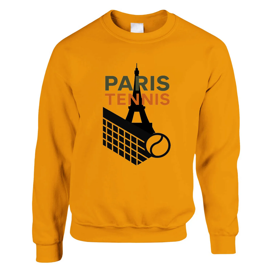 Sweter Paris Tennis wykonany z miękkiej mieszanki bawełny i poliestru, zapewniający komfort i styl. Idealny dla każdego