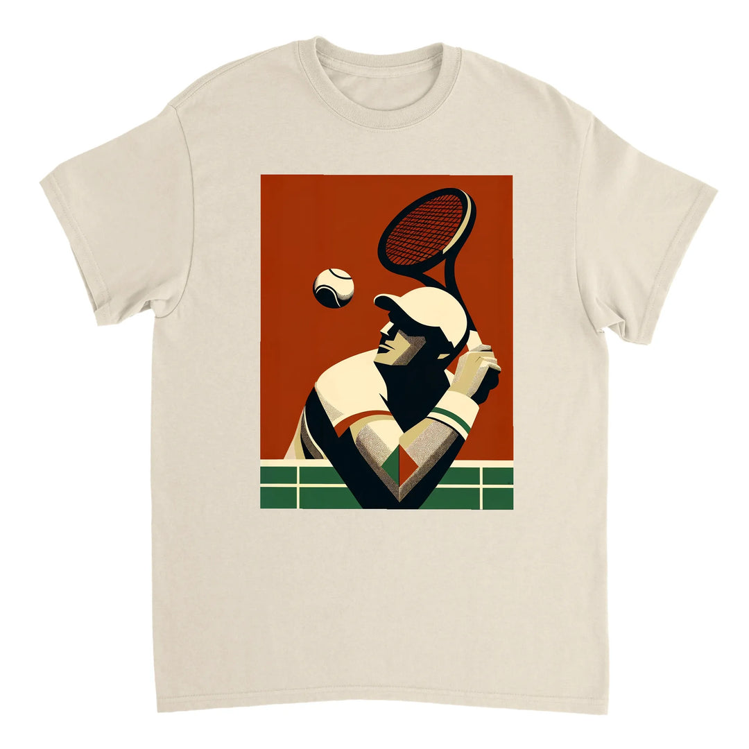 T-shirt T - shirt unique tennis passion sport un design moderne dynamique matches sorties incontournable maintenant style dure coton première qualité une tenue longue durée