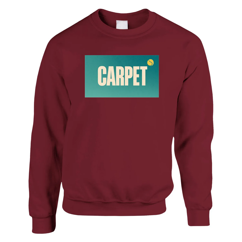 style Carpet Tennis Sweater 5 thick loose unisex sweatshirt soft 50 % cotton polyester blend air jet spinning cozy feel reduced pilling double needle stitching rib spandex stretch perfect everyday comfort yours today classic