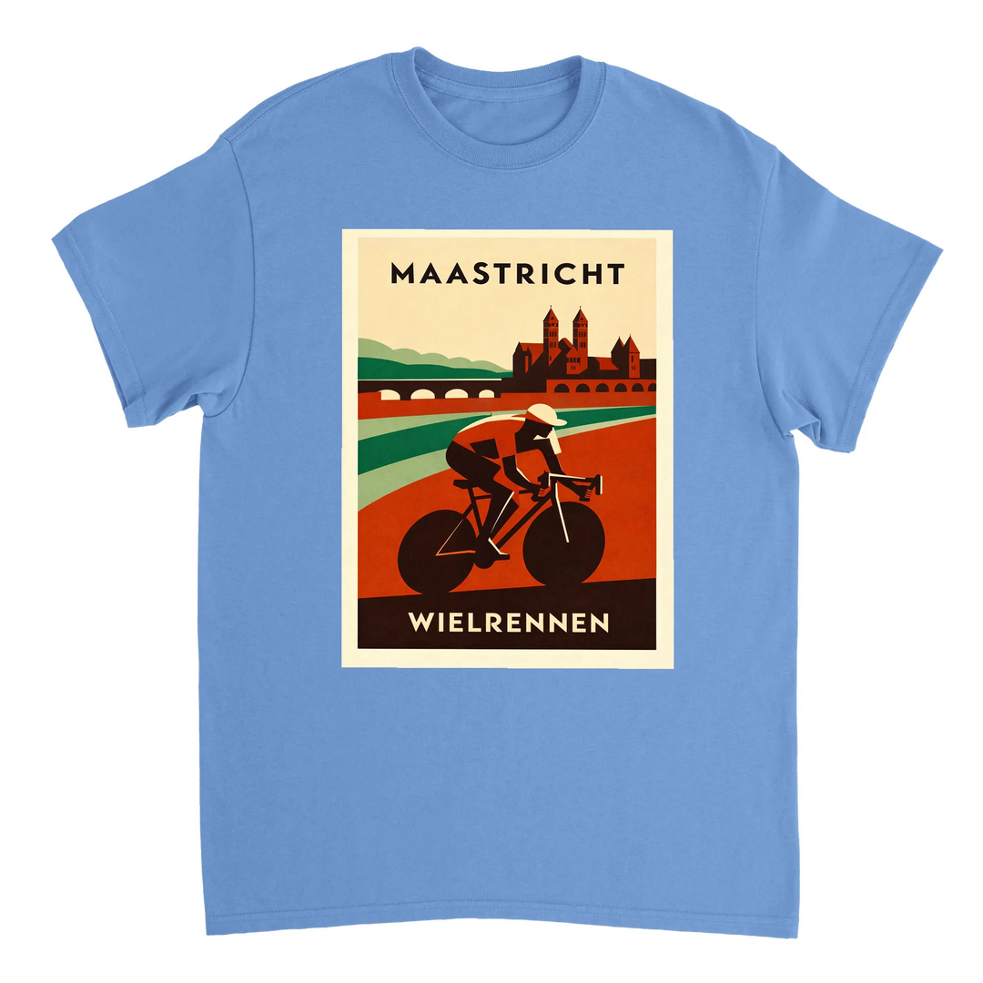 T-shirt T - shirt Maastricht Pays Bas idéal passionnés cyclisme design unique paysages néerlandais parfait sorties vélo moments détente style confort coton première qualité une tenue longue durée