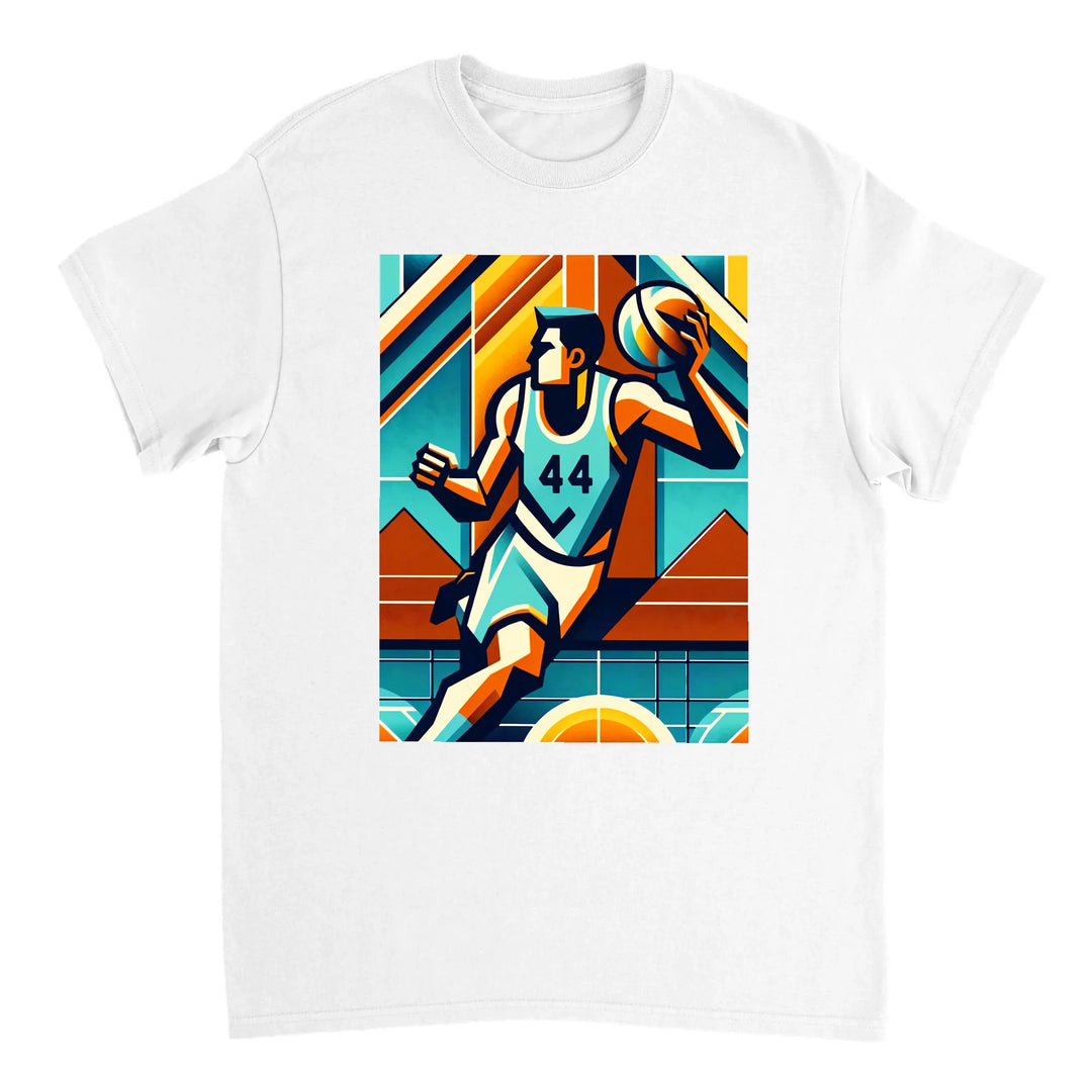 T-shirt T - shirt unique thème basketball parfait passionnés sport design dynamique style terrain occasion pièce garde-robe amour jeu taille S M L XL XXL