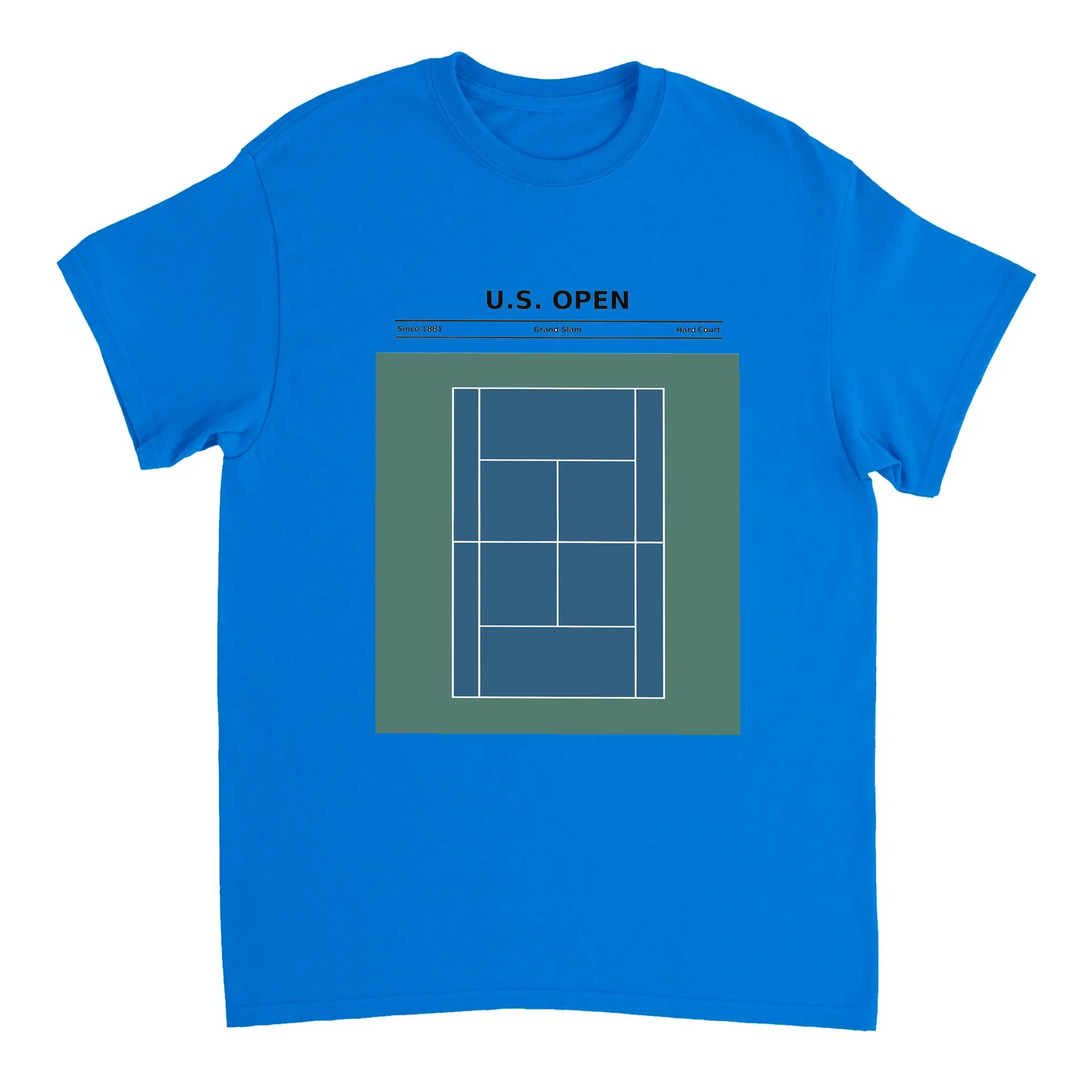 Camiseta temática del US Open, perfecta para los amantes del tenis. Confeccionada en algodón suave y transpirable, ideal para