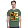Image Military de Paris Cubist Tennis Tshirt [color:military] [view:front]