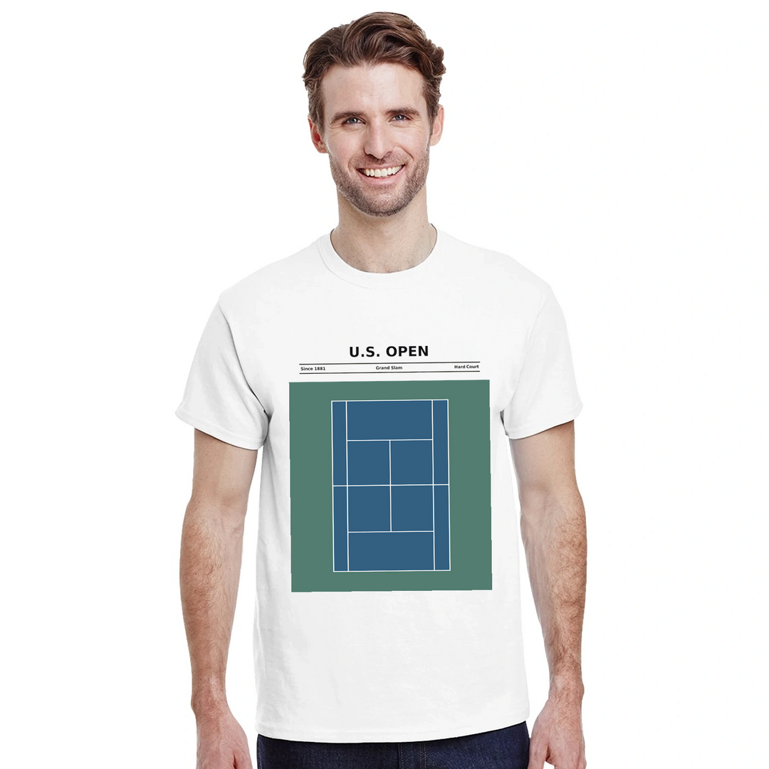 Camiseta temática del US Open, perfecta para los amantes del tenis. Confeccionada en algodón suave y transpirable, ideal para