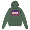 Hoodie de ténis indoor, confortável e estiloso, feito em mistura de algodão e poliéster, com capuz forrado e bolso frontal