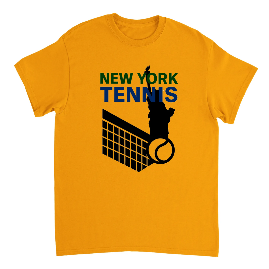 Image Gold de New York Tennis Tshirt 8 [color:gold] [view:front]
