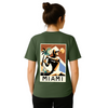 T-shirt Miami Tennis: design vibrante che cattura lo spirito energetico del tennis a Miami, in cotone morbido e traspirante p