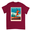 Image Red de Munich Germany Football Tshirt [color:red] [view:front]