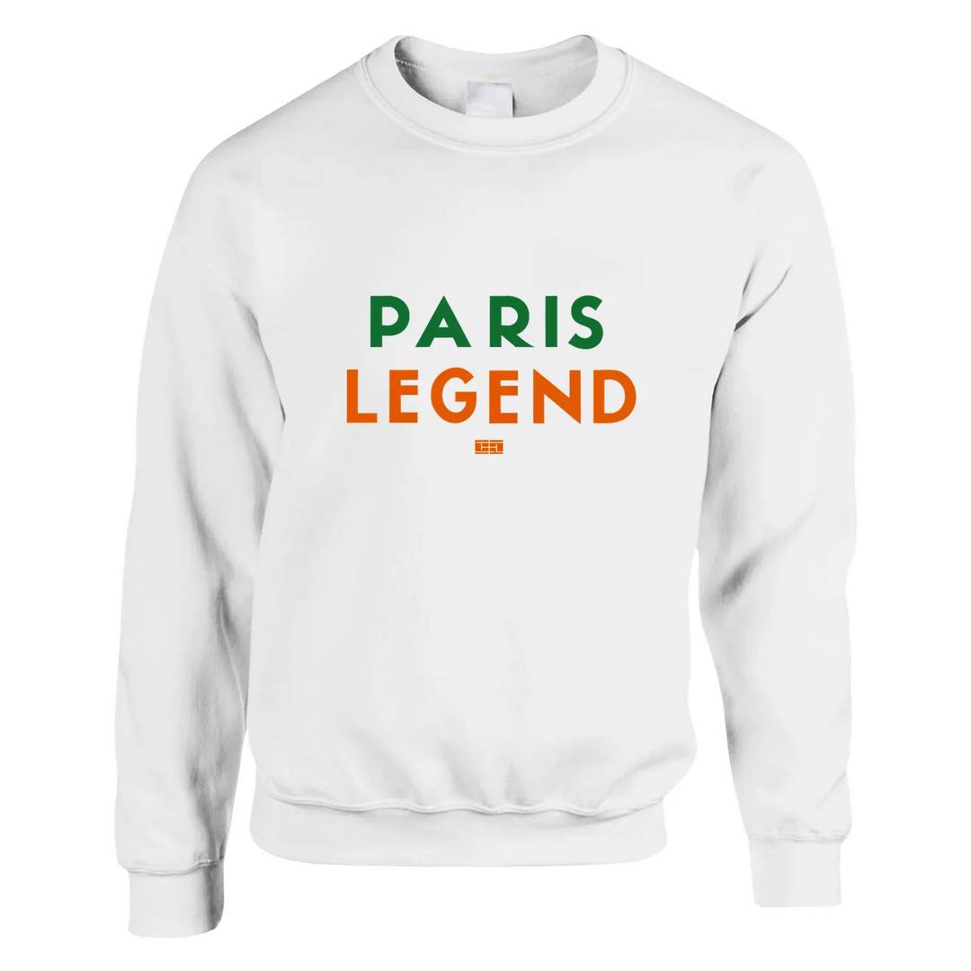 Pull Tennis Paris 2 un sweat - shirt épais doux mélange 50 % coton polyester coutures tricoté élasthanne élasticité parfait confort quotidien