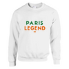 Pull Tennis Paris 2 un sweat - shirt épais doux mélange 50 % coton polyester coutures tricoté élasthanne élasticité parfait confort quotidien