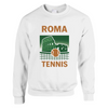 Ανακαλύψτε τον άνετο και στιλάτο πουλόβερ Roma Tennis, κατασκευασμένο από 50% βαμβάκι και 50% πολυεστέρα, ιδανικό για κάθε πε