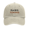 Image Sand de Vintage Cap Paris Tennis 2 - Embroidered Design