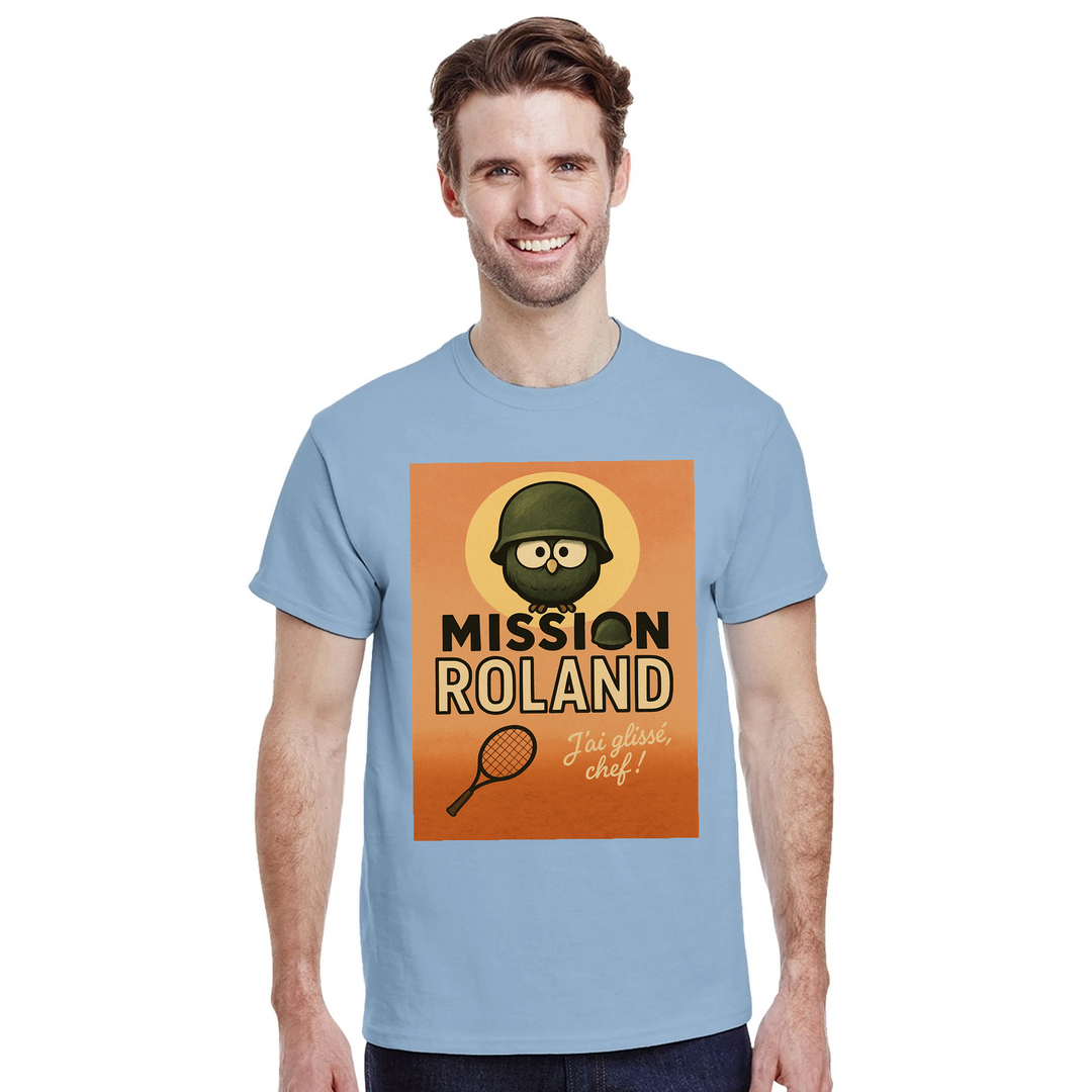 T-shirt T - shirt exclusif Roland Tennis 3 parfait tous passionnés unique confort style idéal amour sport court maintenant sensation disponibles S M L XL XXL