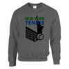 Sweater unissex New York Tennis em mistura de algodão e poliéster, confortável e estiloso, com costura dupla e corte clássico