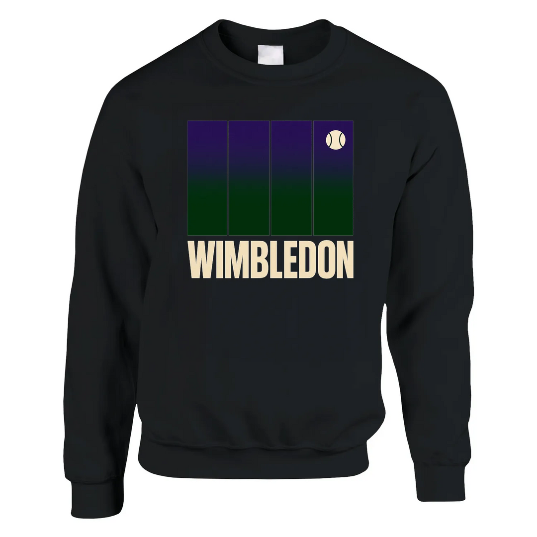 Wimbledon Tennis Sweater 6 unmatched comfort style soft 50 % cotton polyester blend thick unisex sweatshirt air jet spinning smooth feel minimal pilling double needle stitching classic cut durability everyday