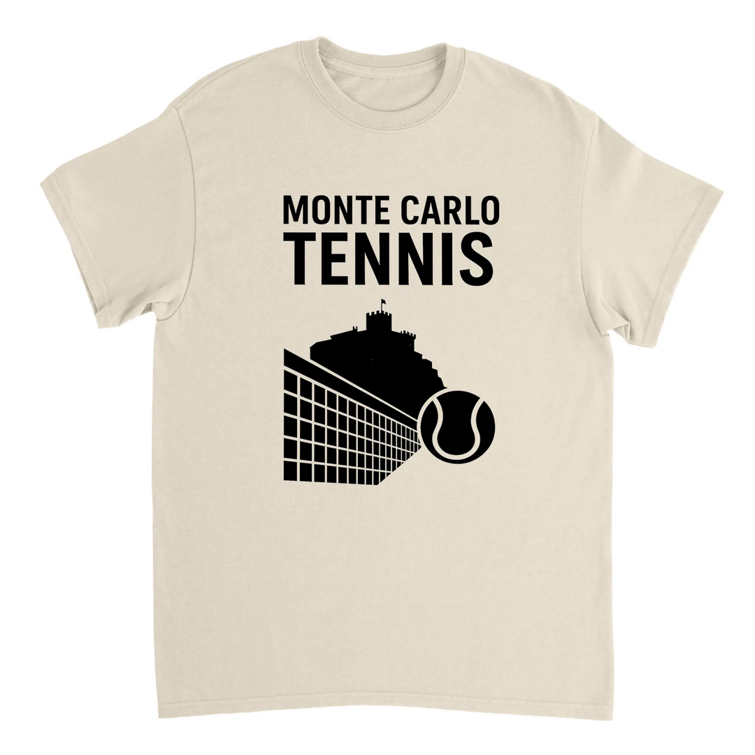 モンテカルロテニスTシャツは、スポーツ愛好家とファッション好きに最適なスタイルを引き立てます。テニスの優雅さを祝う鮮やかなデザインで、コートの内外で目を引く一着です。サイズはS、M、Lをご用意。