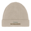 Image Sand de Beanie Tennis Normandie  - Cotton Bio, Embroidered Design