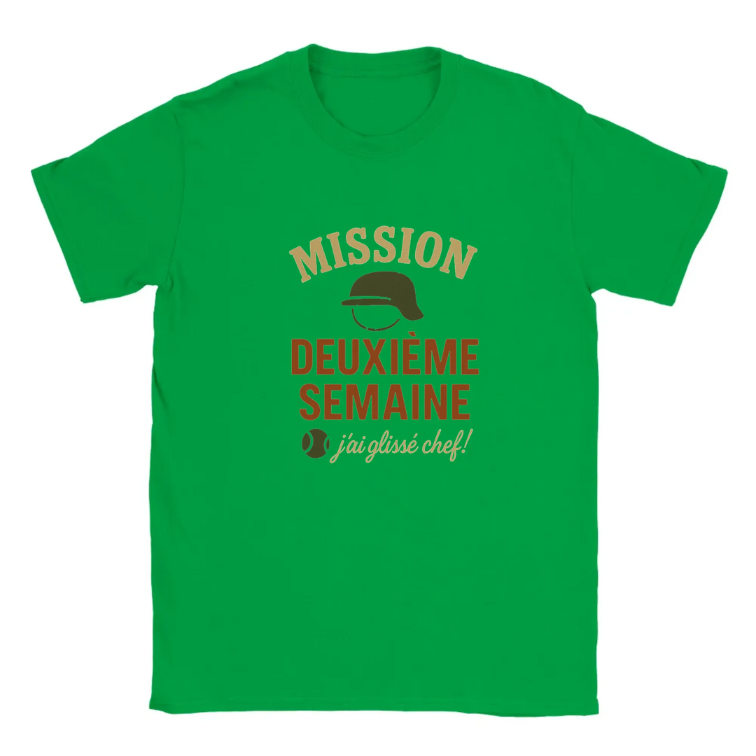 Image Green de Mission 2eme Semaine Tennis Tshirt 3