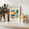 Poster Matisse Papiers Découpés con design bianco e arancione, disponibile in diverse dimensioni, ideale per arredare con art