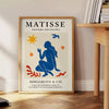 affiche élégance intemporelle Matisse reproduction Papiers 5 teintes vibrantes blanc orange essence artistique A4 cm A0