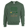 Mission 2ème Semaine Tennis Sweater un sweat - shirt épais 50 % coton polyester une douceur ultime coutures tricot élastique coupe classique confortable idéal quotidien