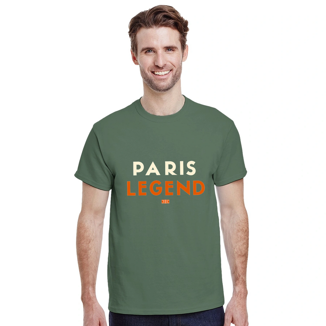 T-shirt T - shirt exclusif Tennis Paris Legend parfait passionnés style design unique esprit légendaire occasion le tailles S M L XL XXL