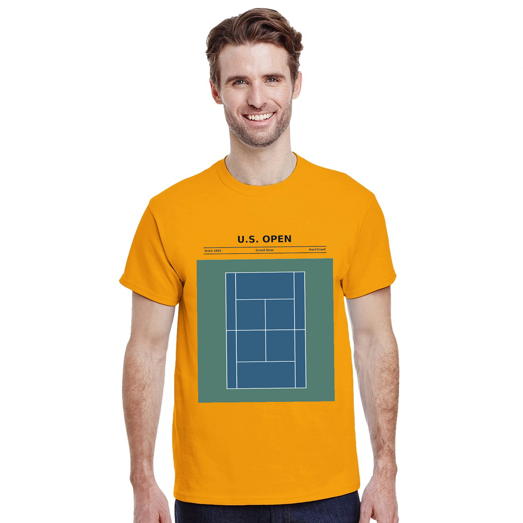 Camiseta temática del US Open, perfecta para los amantes del tenis. Confeccionada en algodón suave y transpirable, ideal para