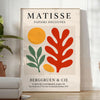 vibrant essence Henri Matisse iconic papercut art stunning Papiers Découpés 6 poster bold green orange hues wall imagination lover