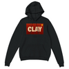 Clay Tennis Sport Hoodie un sweat capuche épais confort style 50 % coton polyester doux toucher grâce filature jet air boulochage une doublée poche ventrale coupe unisexe parfait tous vôtre