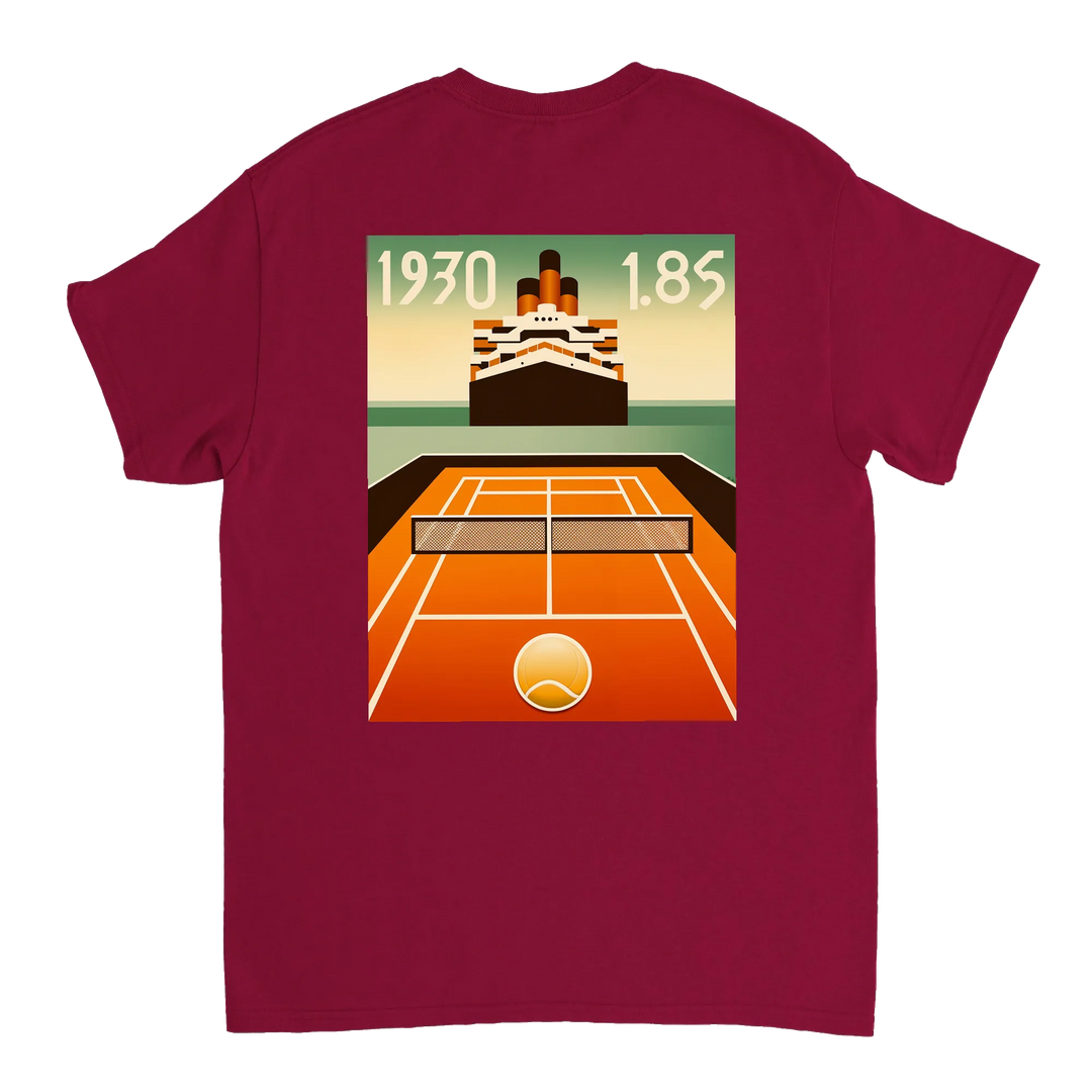 T-shirt Nomandie Tennis, perfetto per giocatori e appassionati, combina comfort e stile con un design audace
