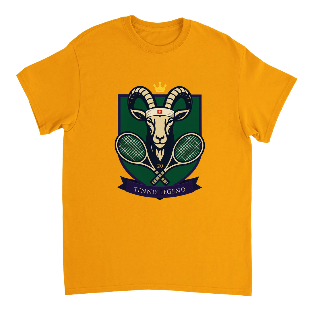 T-shirt med design som hyllar tennislegenden Roger Federer, perfekt för fans och spelare. Finns i storlekar S till XXL