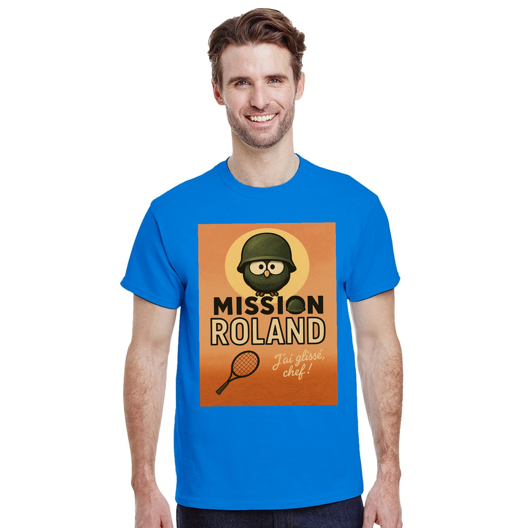 T-shirt T - shirt exclusif Roland Tennis 3 parfait tous passionnés unique confort style idéal amour sport court maintenant sensation disponibles S M L XL XXL