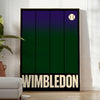 affiche exclusive Wimbledon Tennis 6 un must have tous passionnés élégantes couleurs noir gris artwork une touche chic décoration dimensions cm sublimez murs disponibles A4 A0