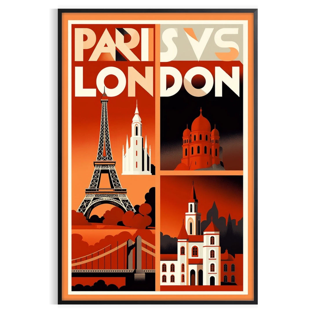 space stunning Paris France rugby poster vintage art deco design spirit beautiful way cm fan charm prints home sizes A4 A0