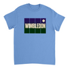 T-shirt de ténis Wimbledon, ideal para fãs e jogadores, com um design vibrante e confortável em algodão respirável