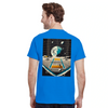 T-shirt Tennis Moon, design unico per appassionati di tennis e amanti delle stelle, realizzato in 100% cotone per il massimo